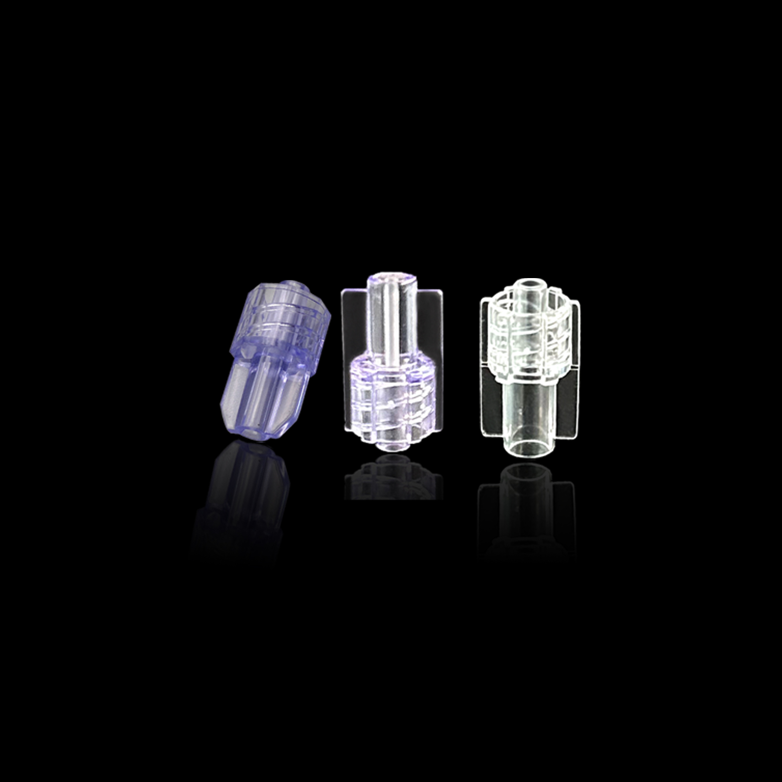 Medical Laboratories - 100 male Luer-lock connectors for Luer