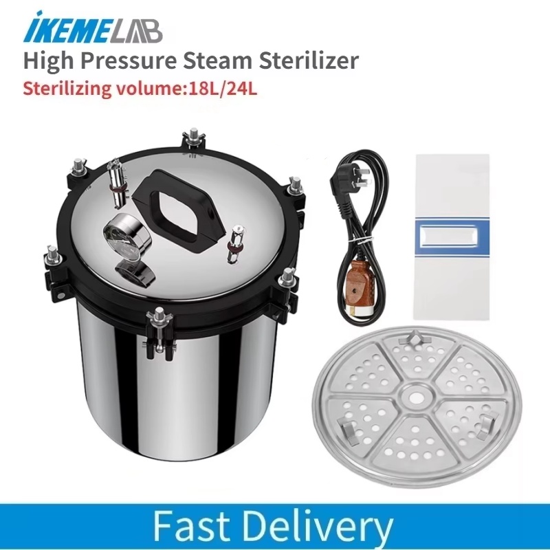 Medical Laboratories - IKEME 18/24L Portable Autoclave Machine Electric