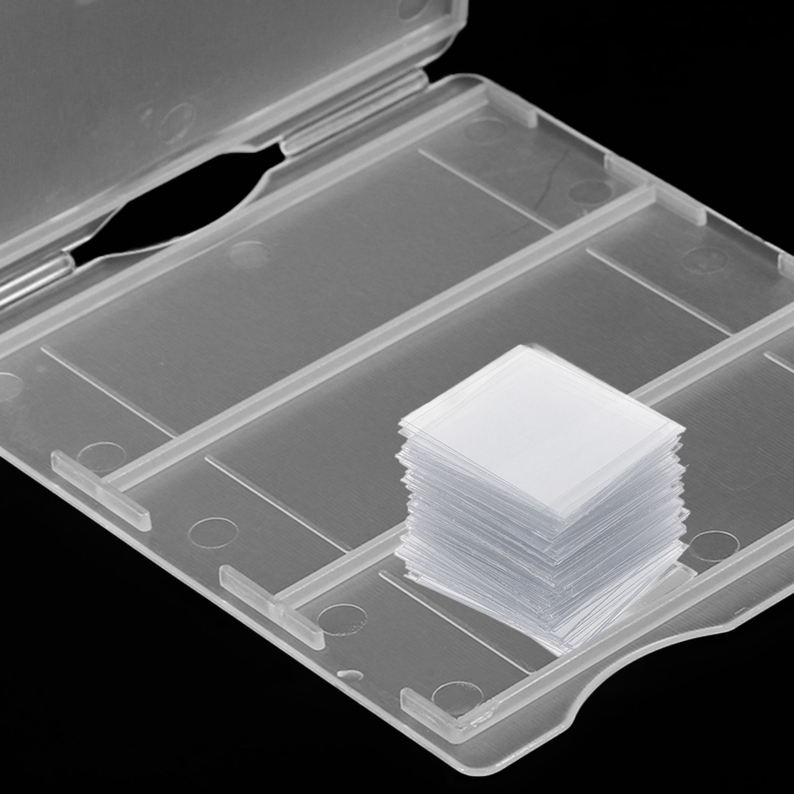 Pathology Slide Storage - 4Pcs Microscope Slide Storage Case Plastic