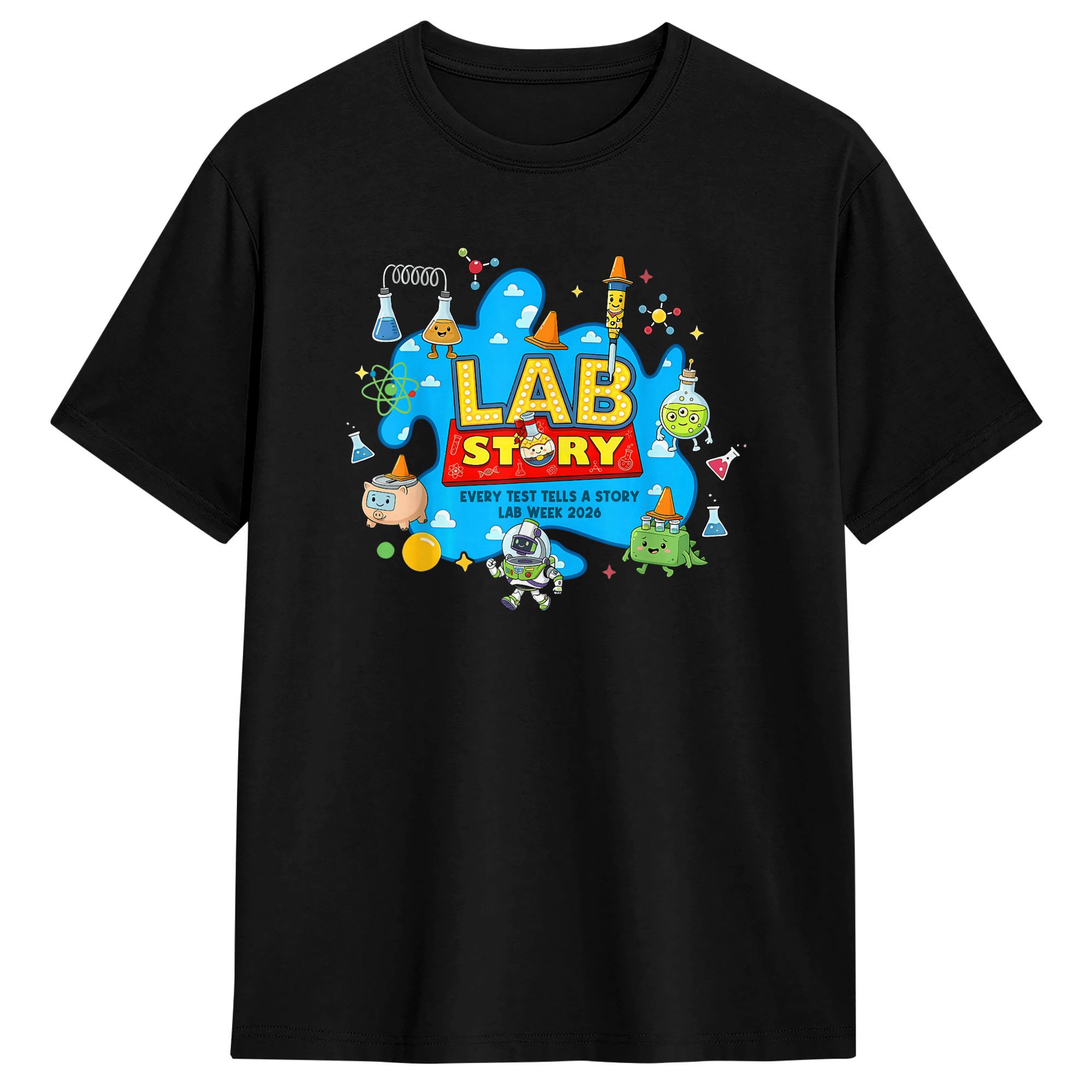 Medical Lab Technician - Mens T-Shirt Lab Story Lab Week