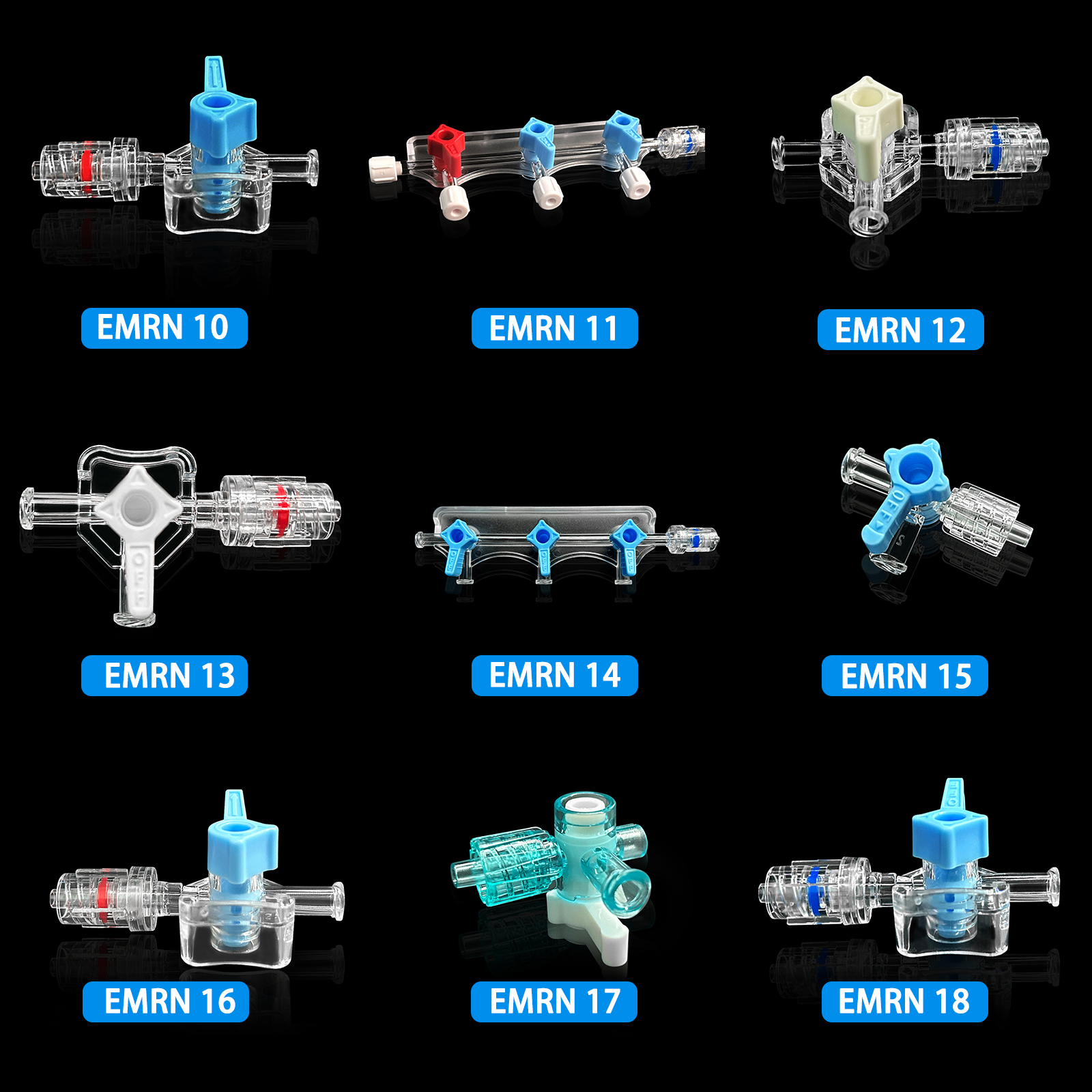 50 three-way stopcock valves,  - Medical Laboratories reseña y precio