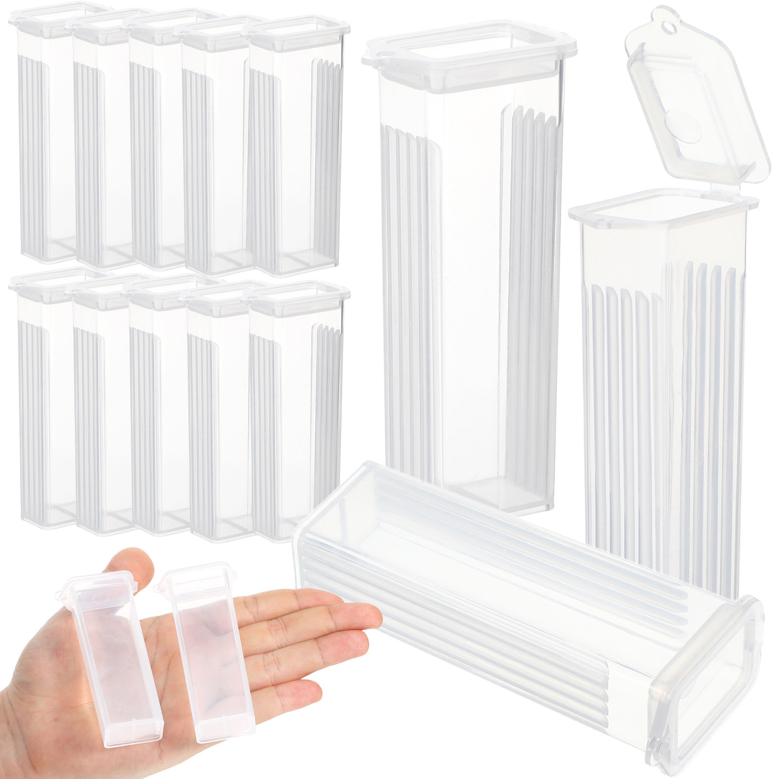 50Pcs Glass PP Material Slide  - Pathology Slide Storage reseña y precio