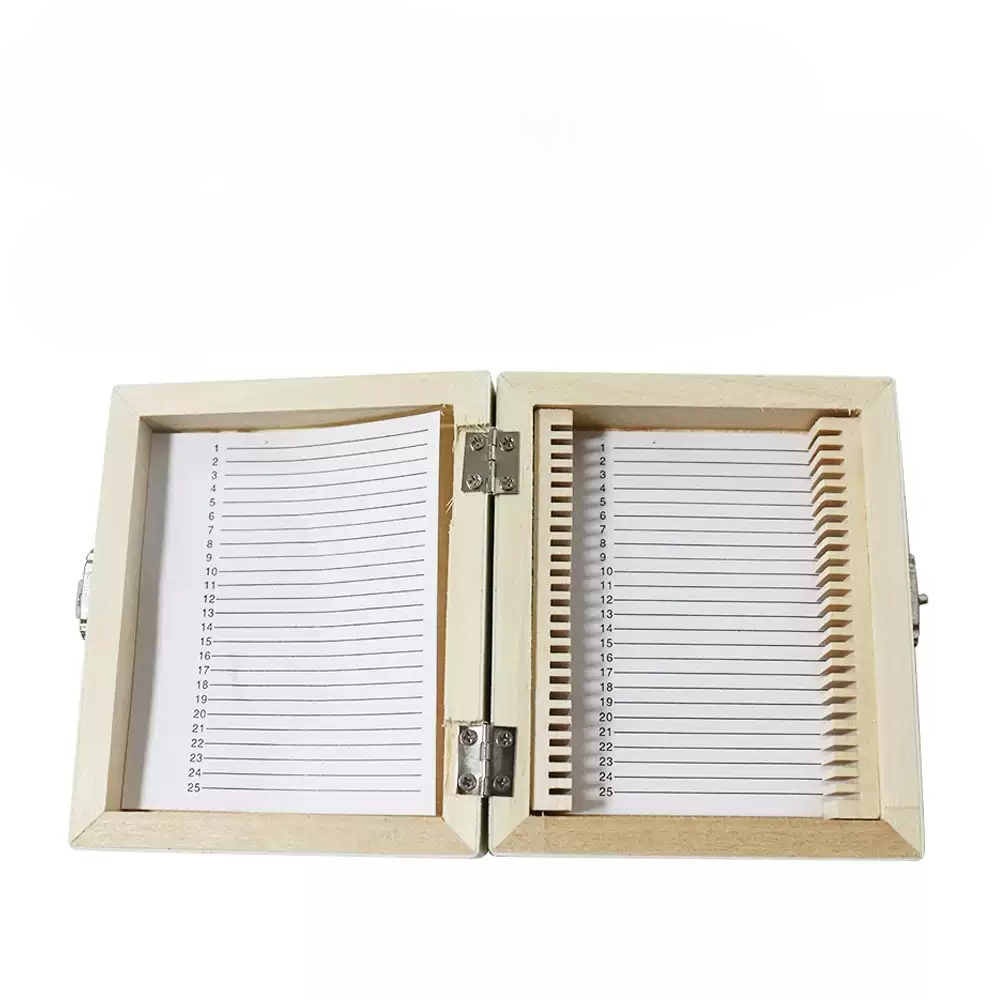 25/50/100 PCS Wooden Slide Box - Pathology Slide Storage reseña y precio