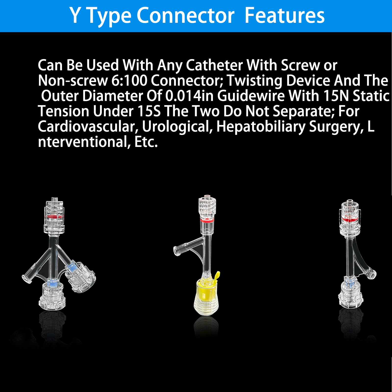 50-Piece Y-Connector Set for R - Medical Laboratories reseña y precio