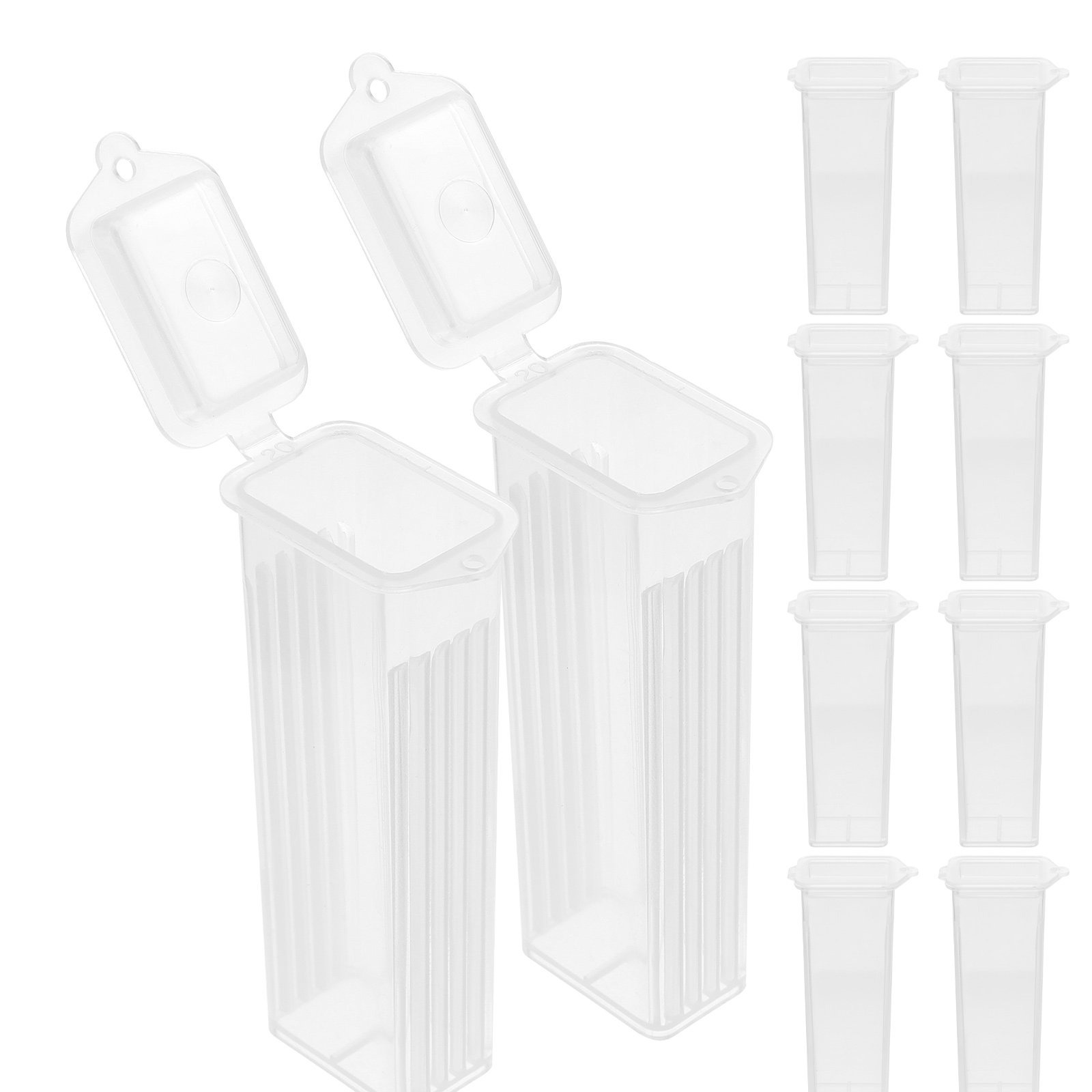10Pcs PP Slide Boxes Secure Sn - Pathology Slide Storage reseña y precio