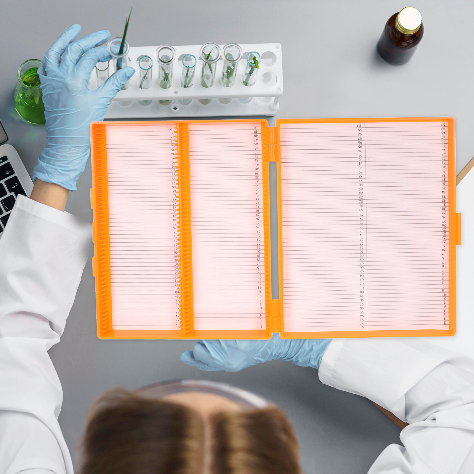 100 Piece Pathology Slide Boxe - Pathology Slide Storage reseña y precio