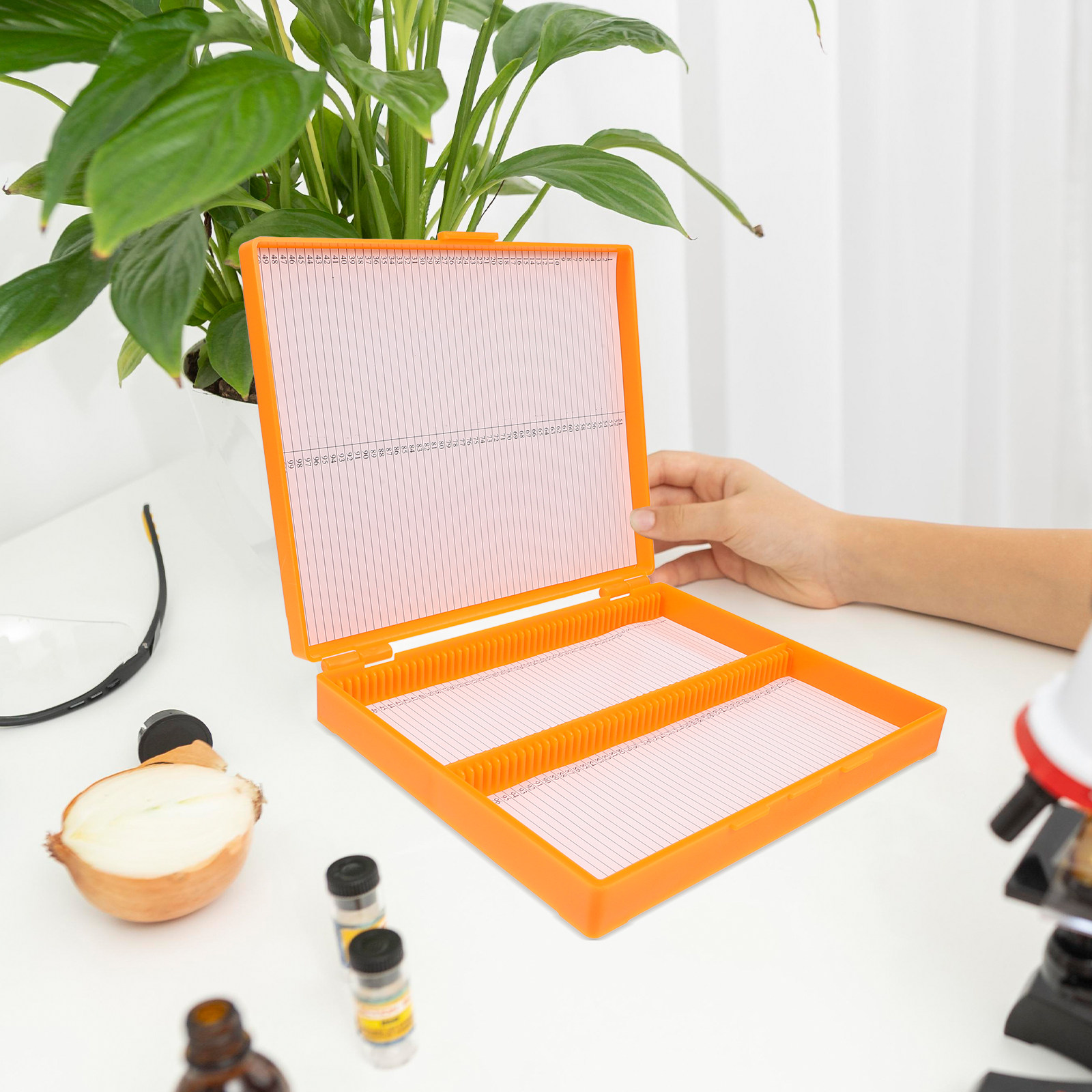 Pathology 100 Pieces Plastic M - Pathology Slide Storage reseña y precio