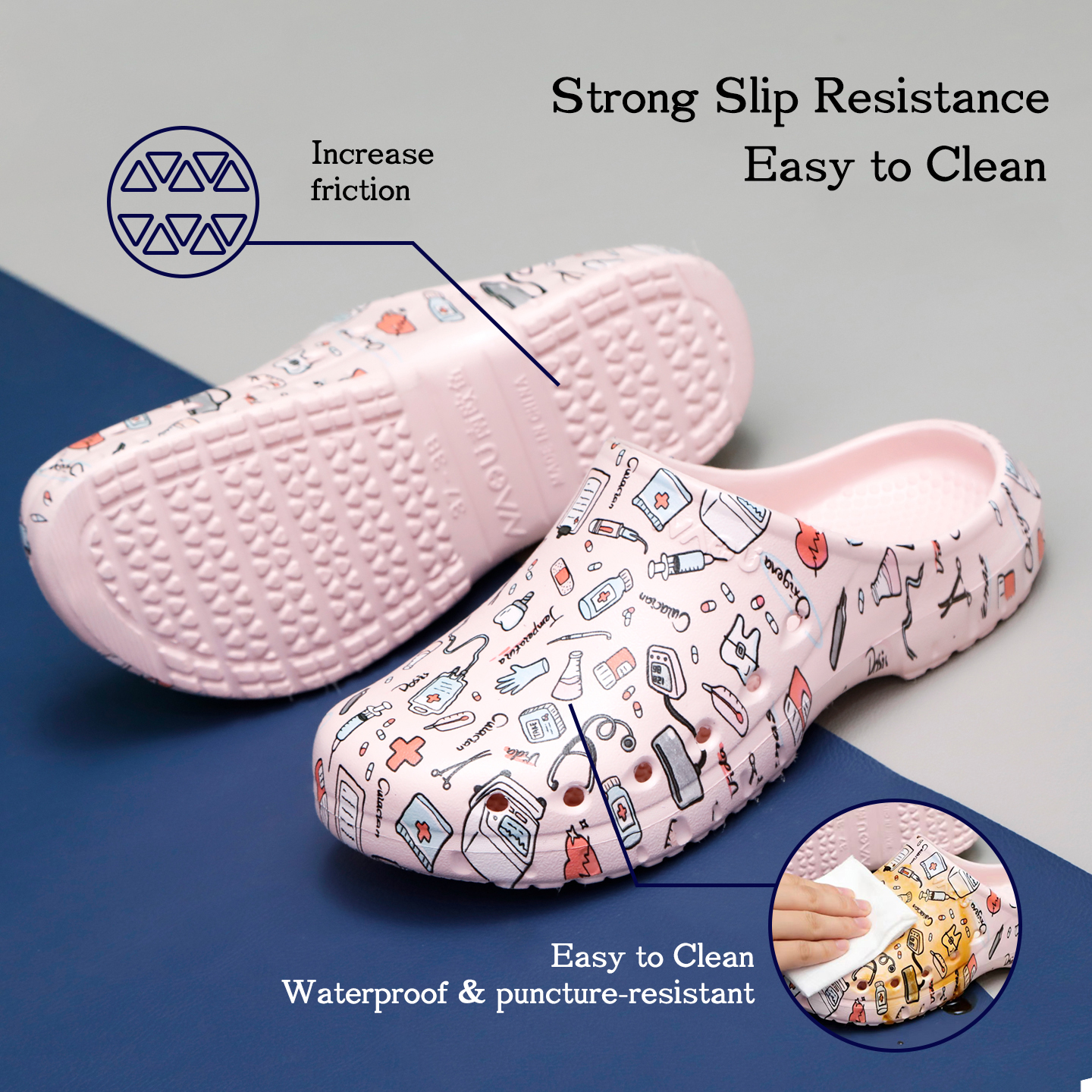 Medical Print Shoes EVA Non-sl - Medical Laboratories reseña y precio