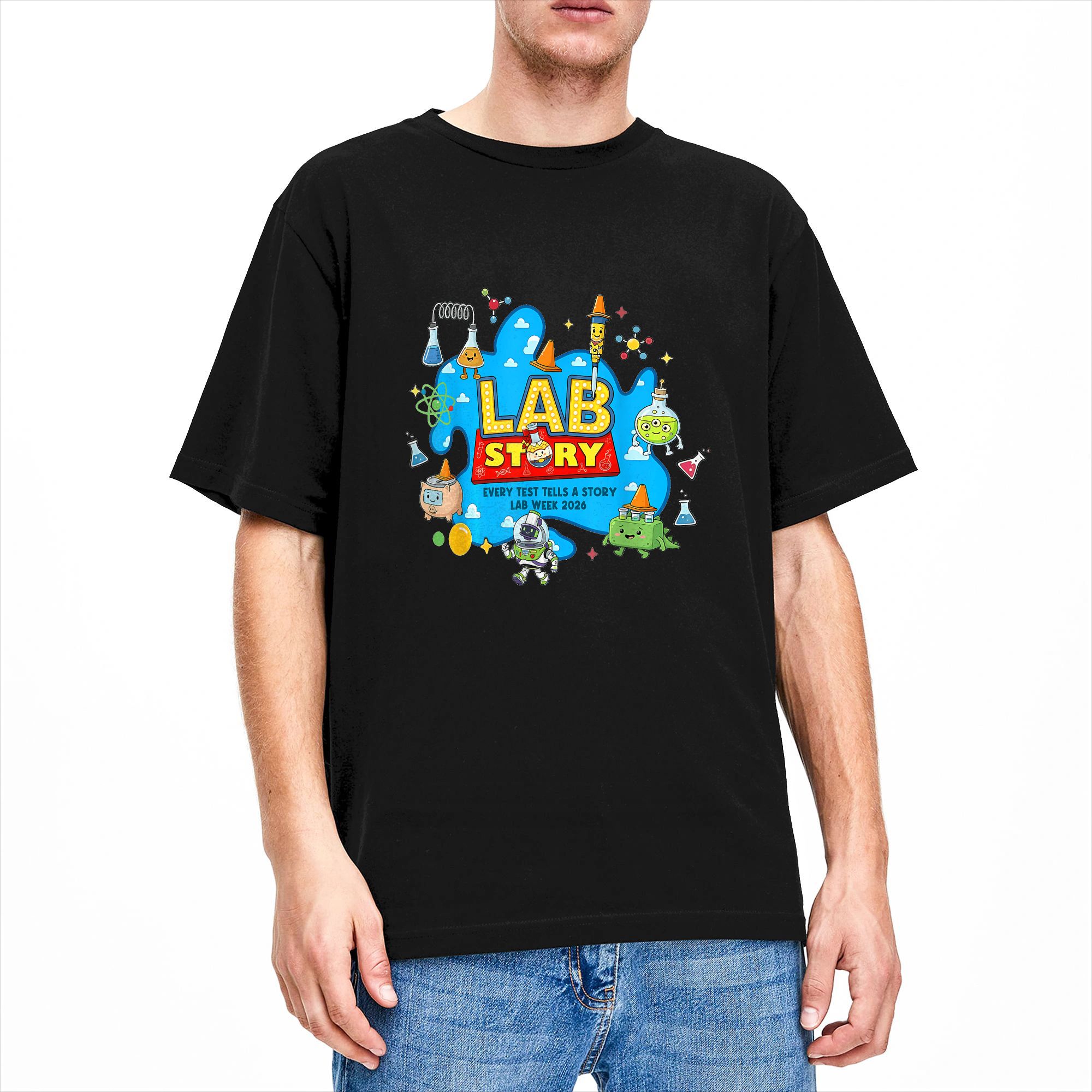 Mens T-Shirt Lab Story Lab Wee - Medical Lab Technician reseña y precio