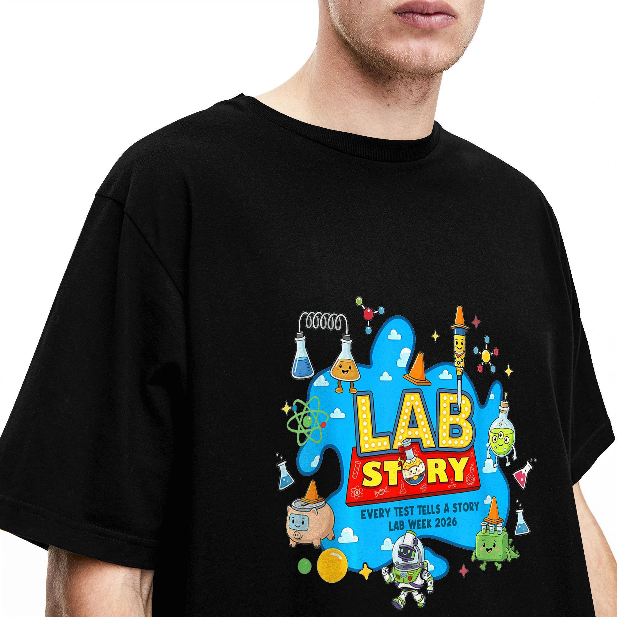 Mens T-Shirt Lab Story Lab Wee - Medical Lab Technician reseña y precio