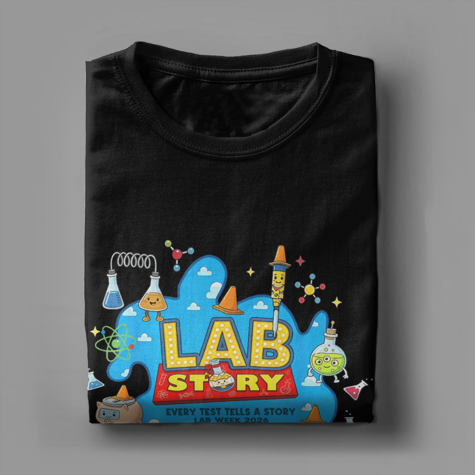 Mens T-Shirt Lab Story Lab Wee - Medical Lab Technician reseña y precio