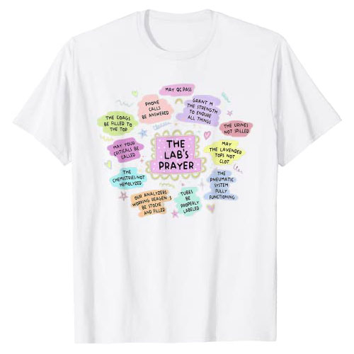 The Lab Tech's Prayer Med Tech - Medical Lab Humor reseña y precio