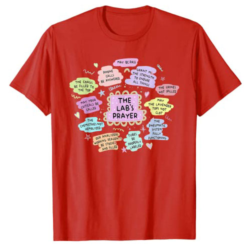 The Lab Tech's Prayer Med Tech - Medical Lab Humor reseña y precio