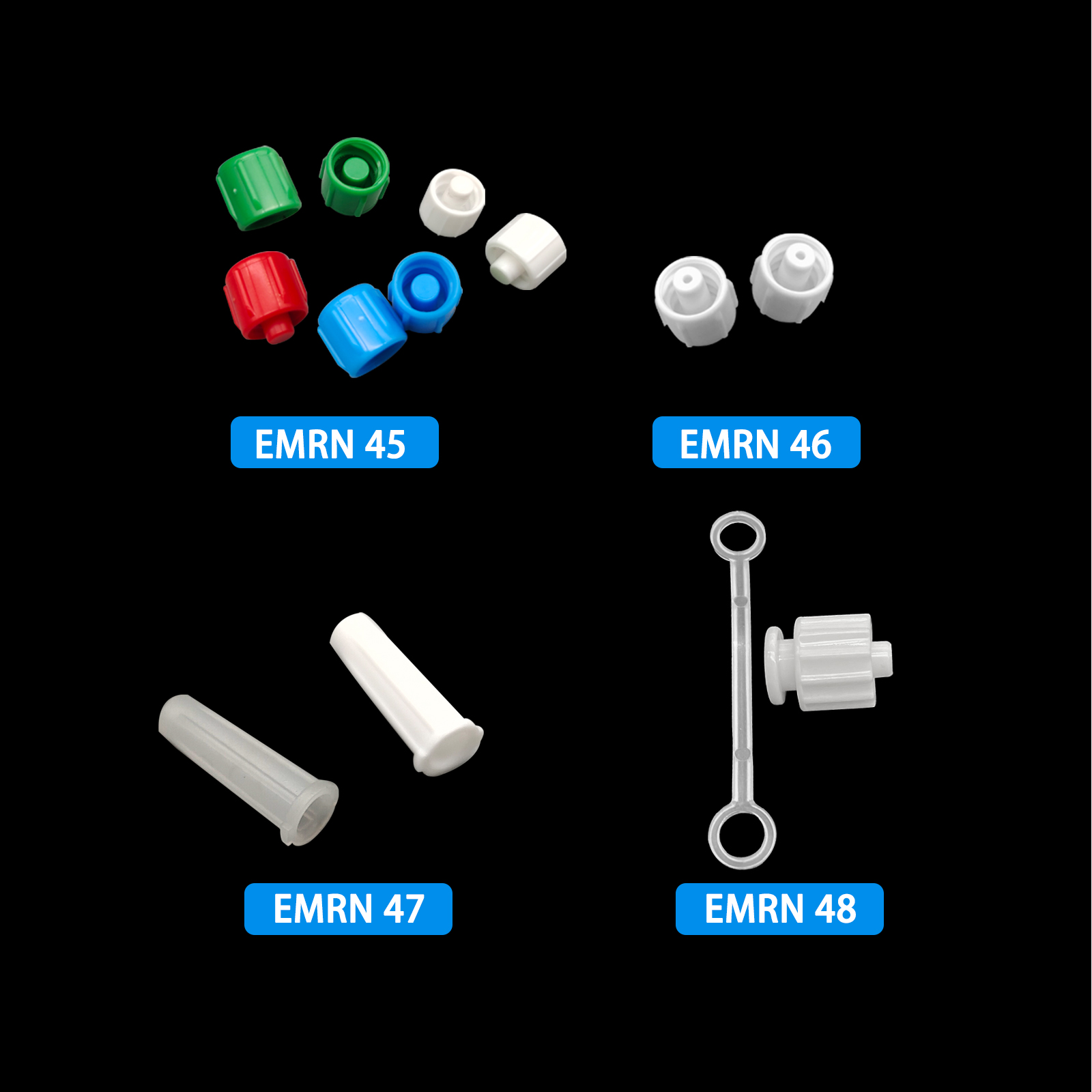 500pcs Male Luer Caps Hole for - Medical Laboratories reseña y precio
